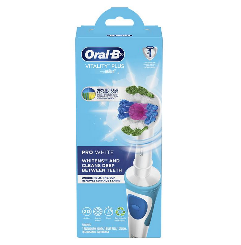 Oral B Vitality Plus Pro White Power Electric Toothbrush