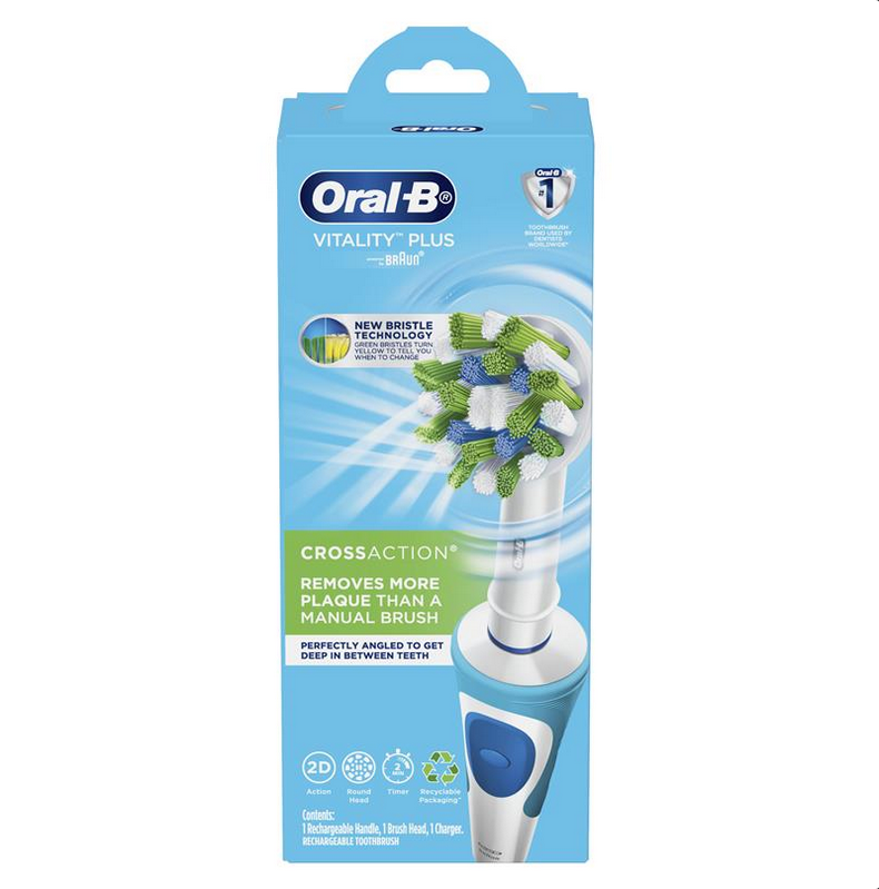 Oral B Vitality Plus Power Toothbrush Cross Action