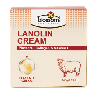 Blossom Lanolin Cream with Placenta & Vitamin E 100g