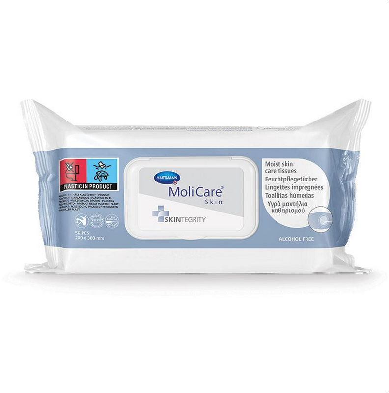 MoliCare Skin Cleanse Tissue Wipes 50 Pieces