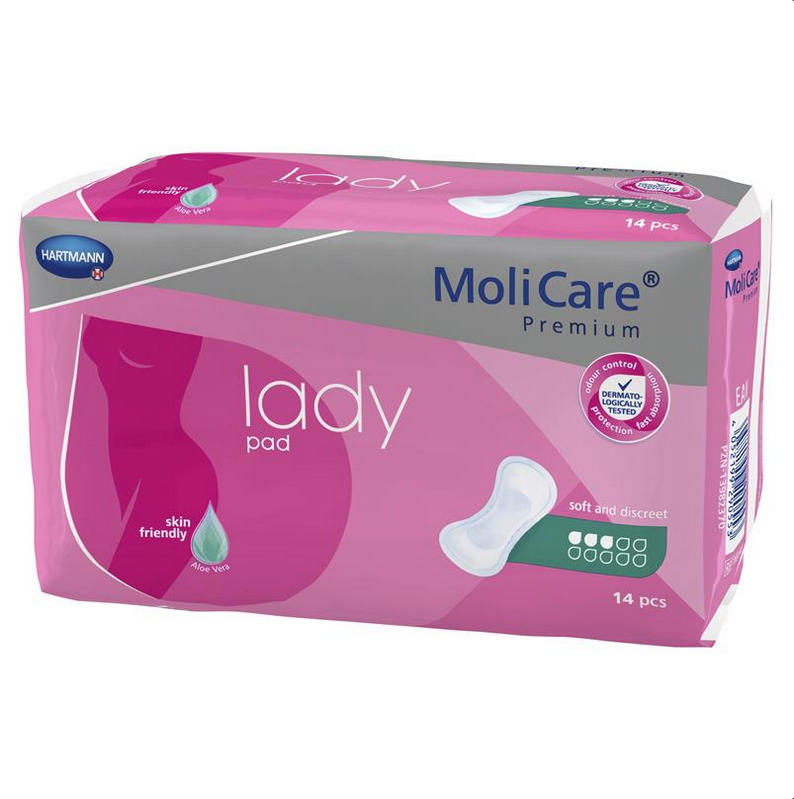 MoliCare Lady Premium 3 Drops Pad 14 Pack