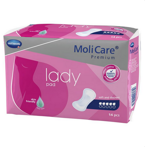 MoliCare Lady Premium 5 Drops Pad 14 Pack