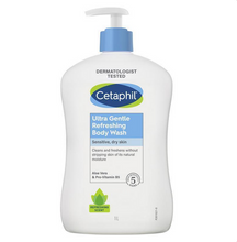 Load image into Gallery viewer, Cetaphil Ultra Gentle Refreshing Body Wash 1L
