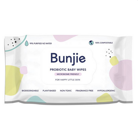Bunjie Probiotic Baby Wipes 80 Pack