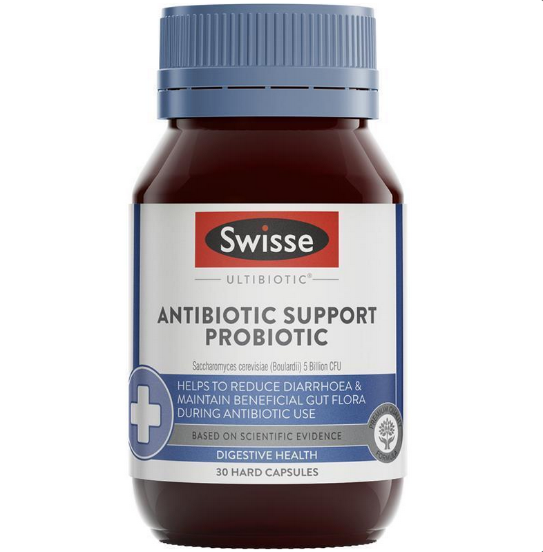 SWISSE Ultibiotic Antibiotic Support Probiotic 30 Capsules