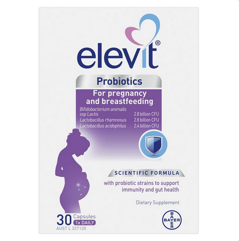 Elevit Probiotics For Pregnancy and Breastfeeding Capsules 30 pack (30 days)