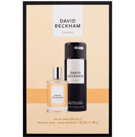 David Beckham Classic Eau de Toilette 50mL 2 Piece Gift Set