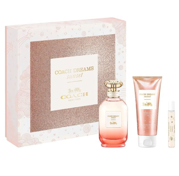 Coach Ladies Dreams Sunset Eau de Parfum 90mL 3 Piece Set