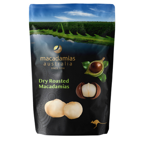 Macadamias Australia Happy Nut Dry Roasted Macadamias 225g