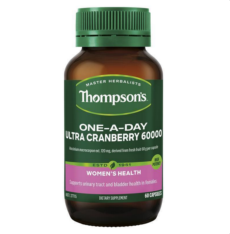 Thompson's One-A-Day Ultra Cranberry 60000 60 Capsules