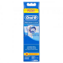 Load image into Gallery viewer, ORAL B Precision Clean Replacement Brush Heads 6 Pack