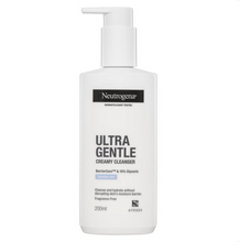 Load image into Gallery viewer, Neutrogena Fragrance Free Ultra Gentle Creamy Cleanser 200mL