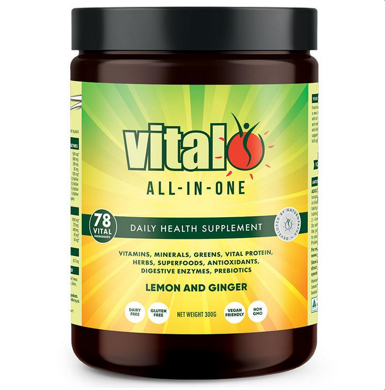 Vital All In One Lemon & Ginger Powder 300g