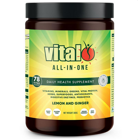Vital All In One Lemon & Ginger Powder 300g
