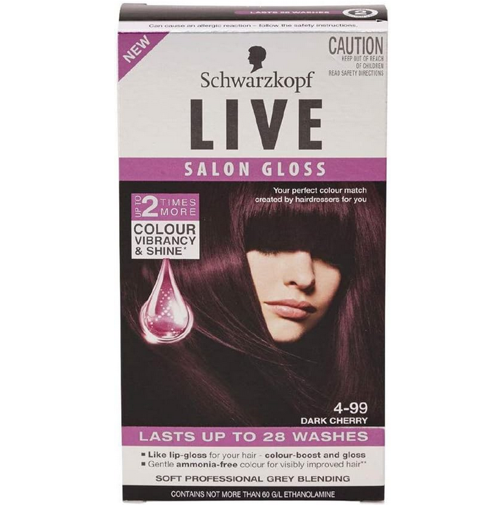 Schwarzkopf Live Salon Gloss 4-99 Dark Cherry