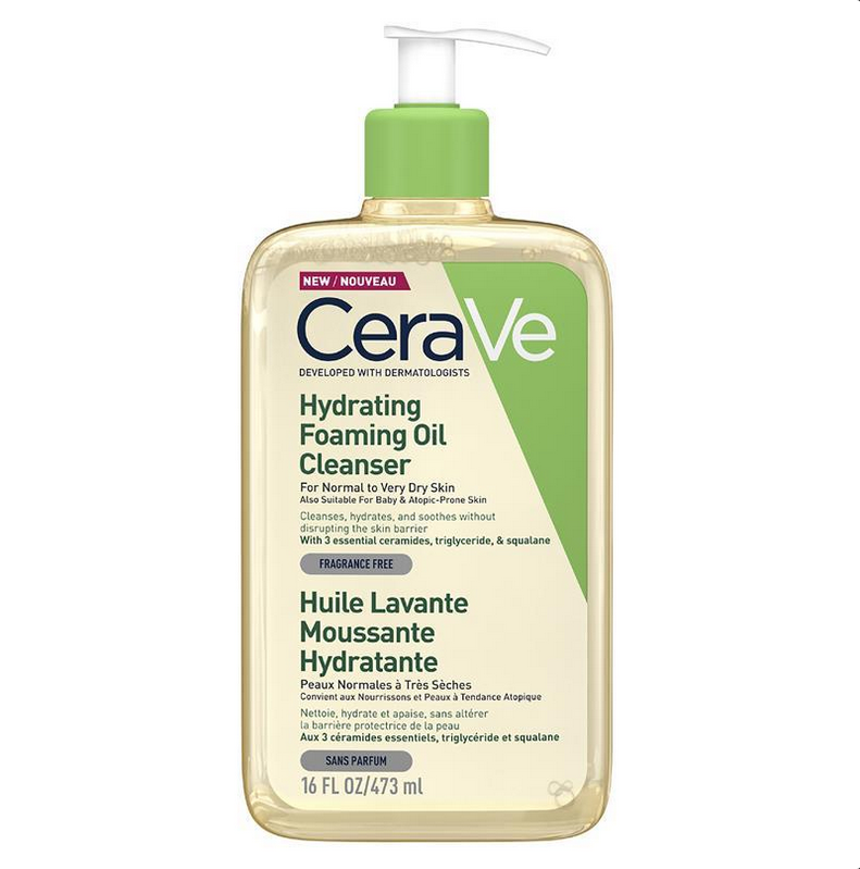 CeraVe Hydrating Foaming Oil Cleanser  473mL