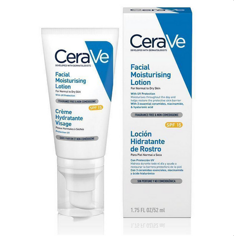 CeraVe Facial Moisturising Lotion AM SPF 15 52mL