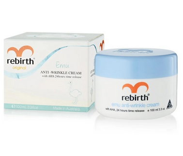 Rebirth Emu Anti-Wrinkle Cream with AHA 100mL