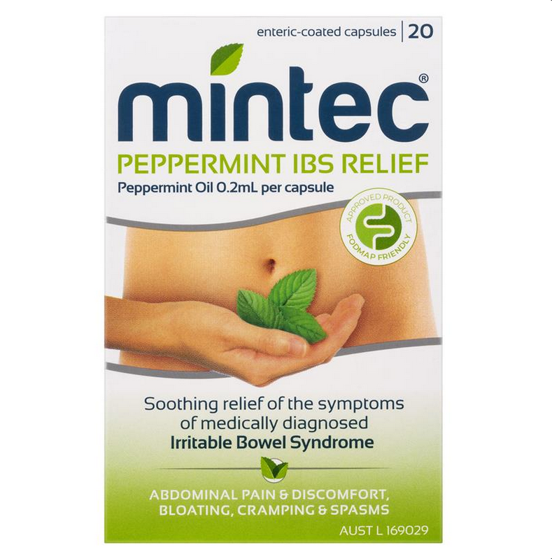 Mintec Peppermint IBS Relief 20 Capsules