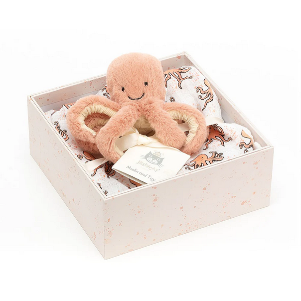 Jellycat Odell Octopus Gift Set