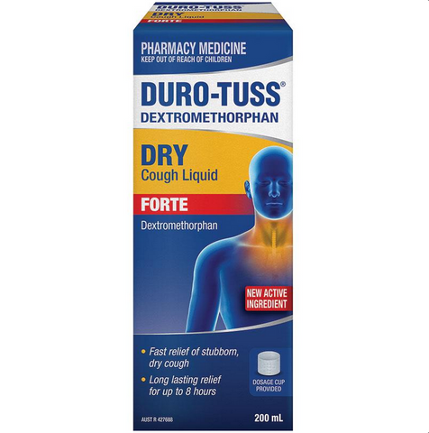 DURO-TUSS Dry Cough Liquid Forte 200mL (Limit ONE per Order)