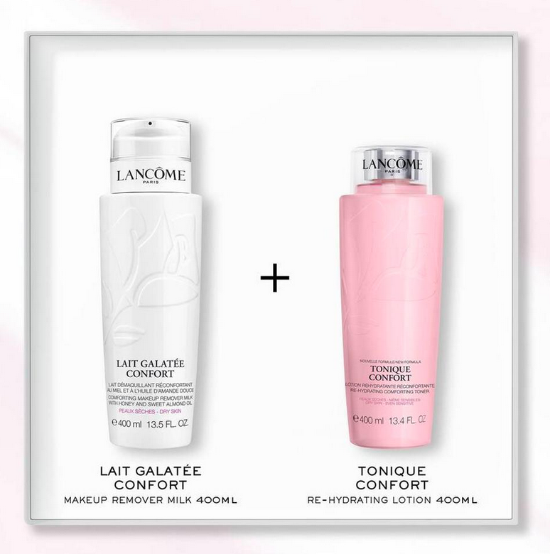 LANCOME Confort Cleansers Duo 400mL Set