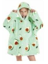 Hoodie Blanket Reversible for Kids - One Size Fits All