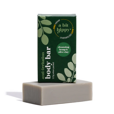 A Bit Hippy Cleansing Hemp & Olive Body Bar 115g