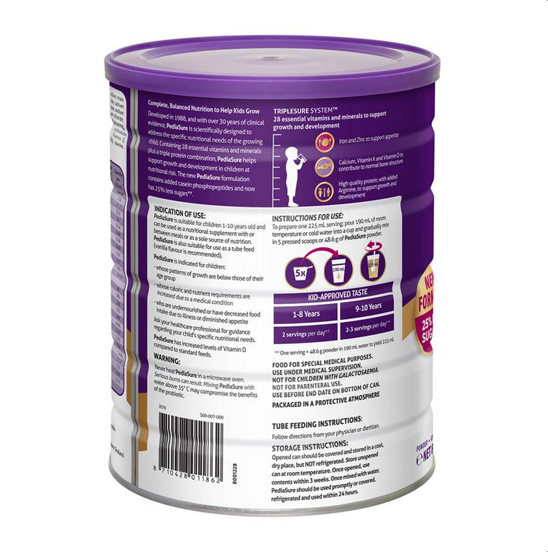 Pediasure Vanilla Formula 850g