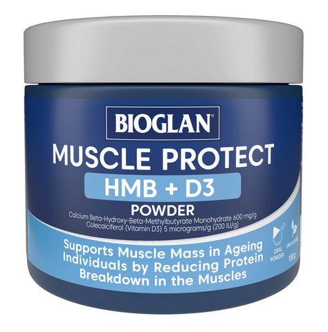 Bioglan Muscle Protect HMB + D3 150g