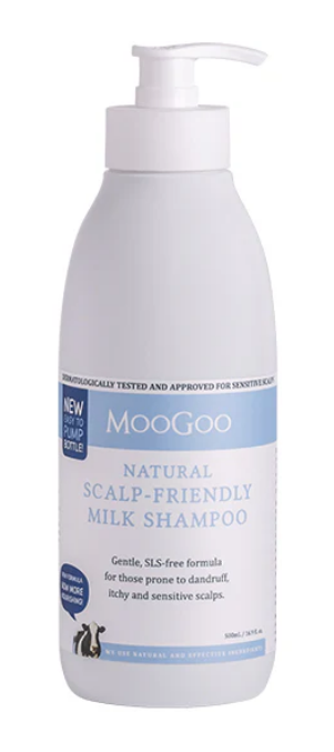 MooGoo Natural Scalp-Friendly Milk Shampoo 500mL