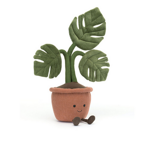 Jellycat Amuseables Monstera Rubber Plant