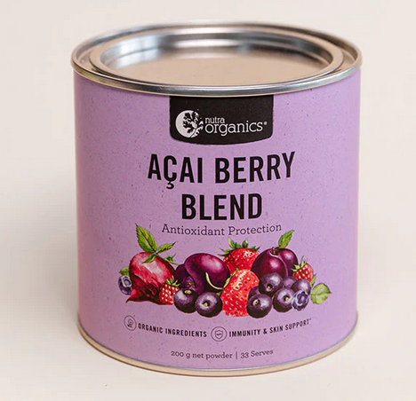 Nutra Organics Acai Berry Blend 200g