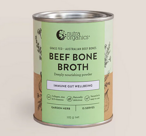 Nutra Organics Beef Bone Broth Garden Herb 125g