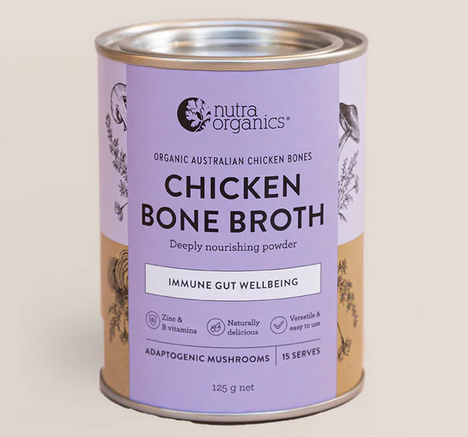 Nutra Organics Chicken Bone Broth Adaptogenic Mushroom 125g