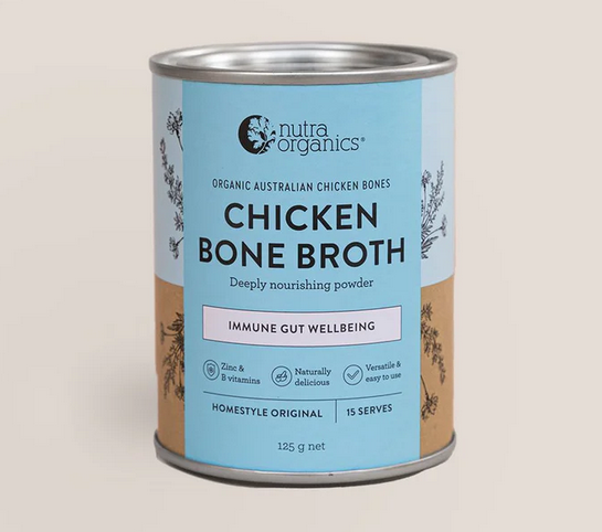 Nutra Organics Chicken Bone Broth Homestyle Original 125g