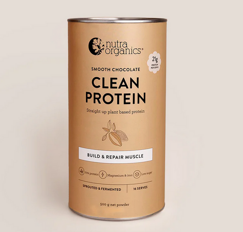 Nutra Organics Clean Protein Smooth Chocolate 500g