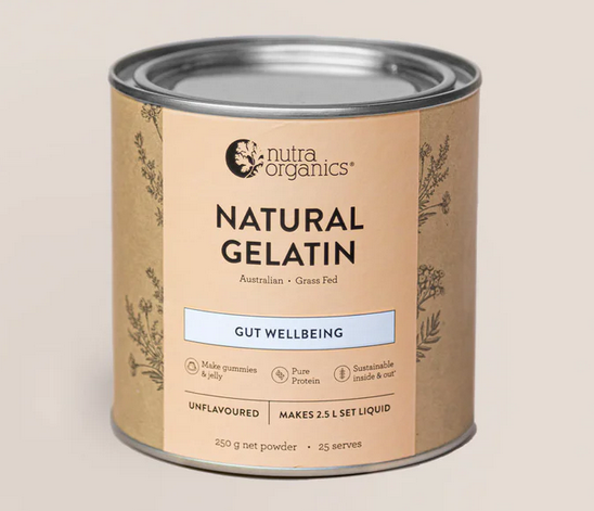 Nutra Organics Natural Gelatin 250g