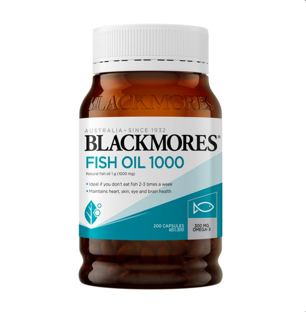 Blackmores Fish Oil 1000mg 200 Capsules