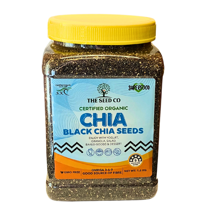 The Seed Co Certified Organic Chia Seeds 1.6kg