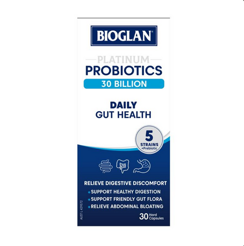 Bioglan Platinum Probiotics Daily 30 Billion 30 Capsules