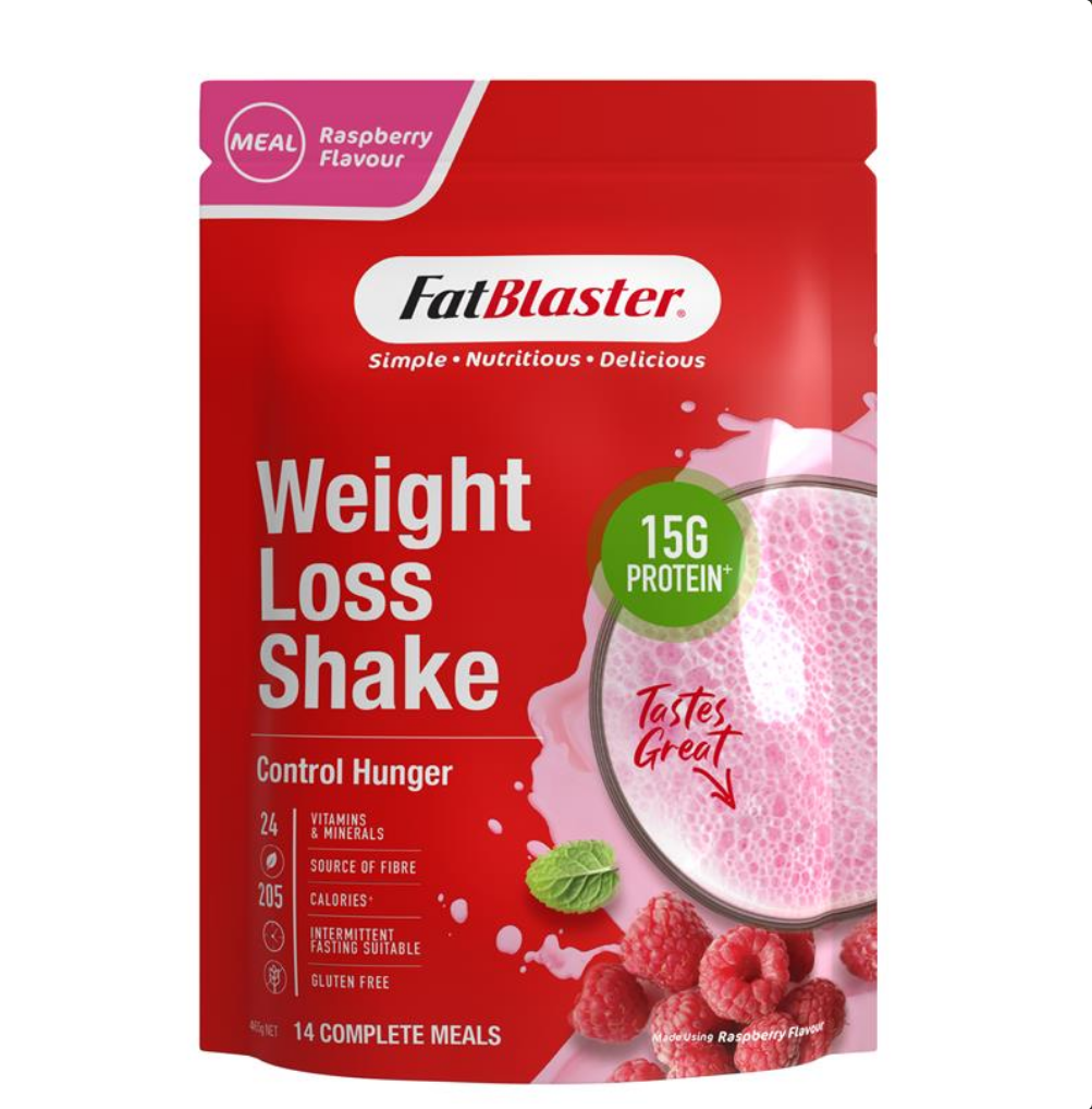 Naturopathica Fatblaster Weight Loss Shake Raspberry 465g