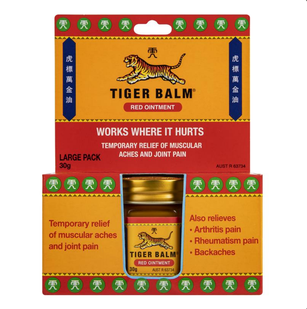 Tiger Balm Muscle & Joint Relief Red Ointment 30g