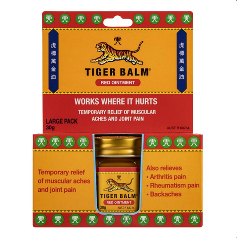 Tiger Balm Muscle & Joint Relief Red Ointment 30g