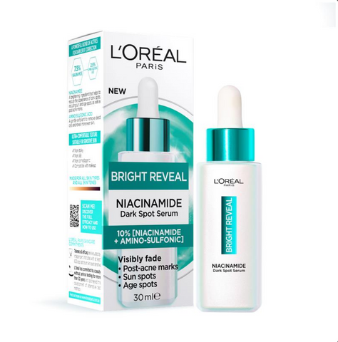 L'Oreal Paris Revitalift Bright Reveal Niacinamide Dark Spot Serum 30mL