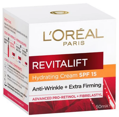 L'Oreal Paris Revitalift Classic Anti-Wrinkle + Extra-Firming Day Cream SPF15 50mL