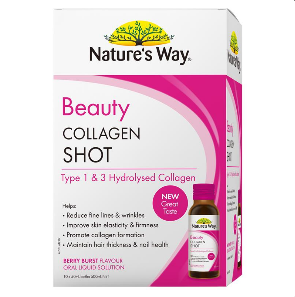 Nature's Way Beauty Collagen Shot 10 x 50mL Bottles