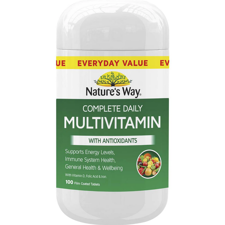 Nature's Way Complete Daily Multivitamin 100 Tablets