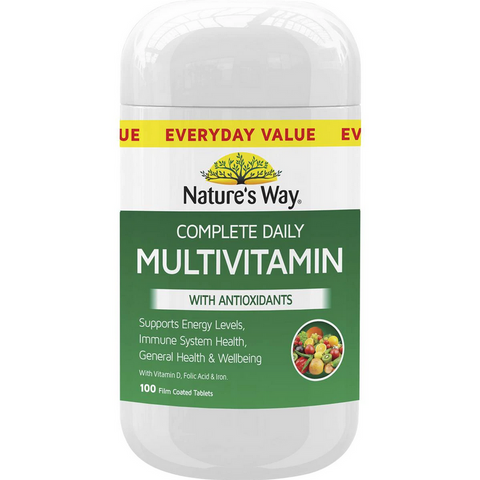 Nature's Way Complete Daily Multivitamin 100 Tablets