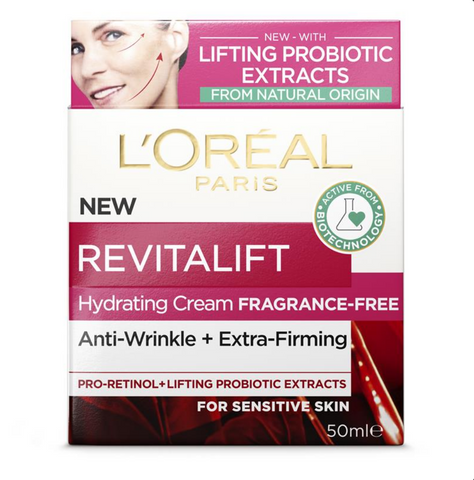 L'Oreal Paris Revitalift Classic Fragrance Free Day Cream 50mL